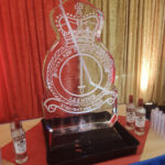 RAF Leeming / RAF Crest Ice luge / RAF ice sculpture