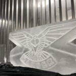 Rangers Regiment / Military ice luge / Military ice sculpture