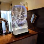 Halloween Skull vodka luge