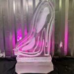 Stilleto ice sculpture vodka luge