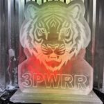 Princess of Wales' Royal Regiment ice sculpture vodka luge for mess party