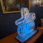 Talavera Sphinx ice sculpture vodka luge for 2nd Battalion Royal Anglian Regiment in Leicestershire