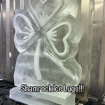 Shamrock Vodka Luge - St Patricks Day Ice Luge