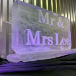 Mr & Mrs Ice Sculpture for wedding