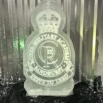 Royal Military Academy Sandhurst ice sculpture vodka luge